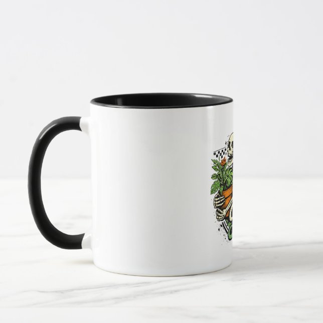 Never Enough Plants Skeleton Plant Parent Mug (Left)
