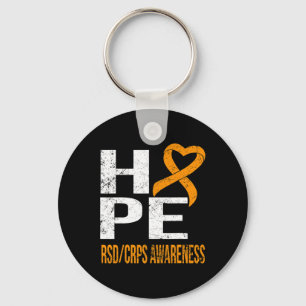 Never Ever Ever Give Up Hope Rsdcrps Awareness T S Keychain