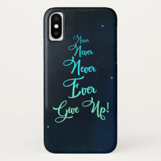 Never ever give up Case-Mate iPhone case