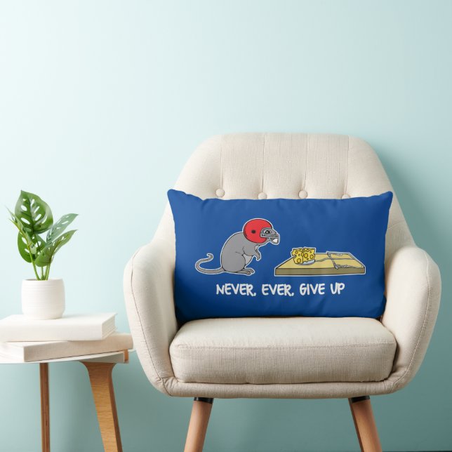 Never ever give up lumbar pillow (Chair)