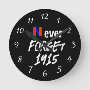 Never Forget 1915 Clock