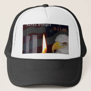 Never Forget 9-11-01 Trucker Hat
