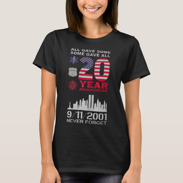 Never Forget 9 11 T-Shirt (Front)