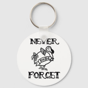Never Forget- Dodo Keychain