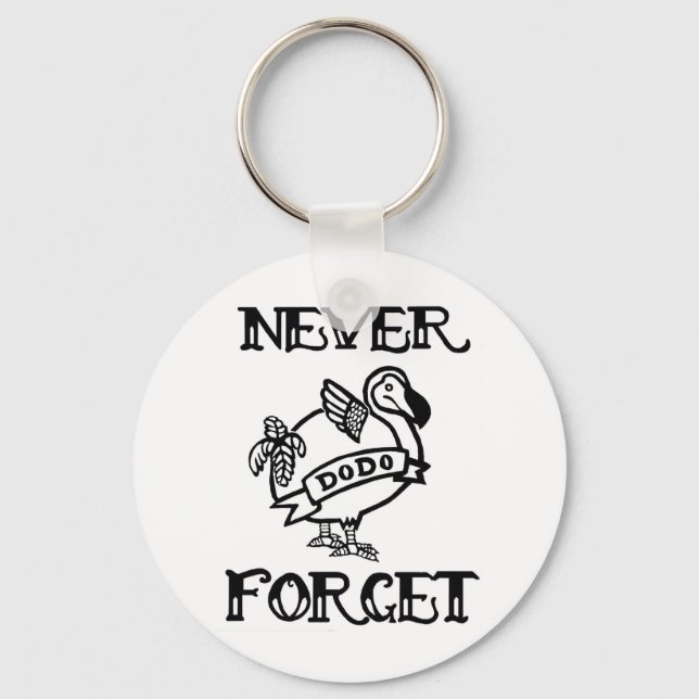 Never Forget Dodo Keychain (Front)