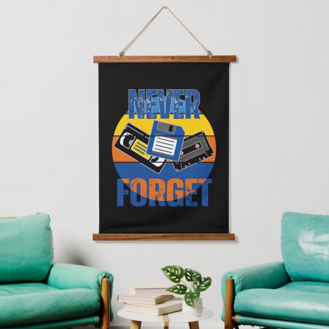 NEVER FORGET HANGING TAPESTRY (Living Room)