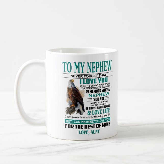 Never forget I love You my Nephew Coffee Mug (Left)