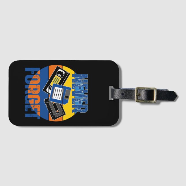 NEVER FORGET LUGGAGE TAG (Front Horizontal)