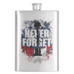 Never Forget (Memorial Day) Flask