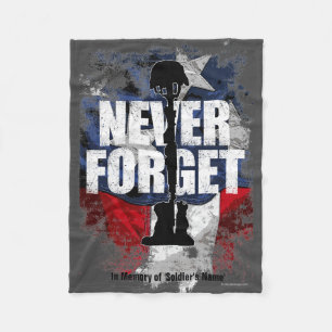 Never Forget (Memorial Day) Fleece Blanket