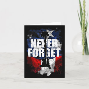 Never forget memorial day Never forget memorial da Card