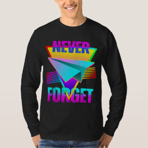 Never Forget Paper Airplane T-Shirt