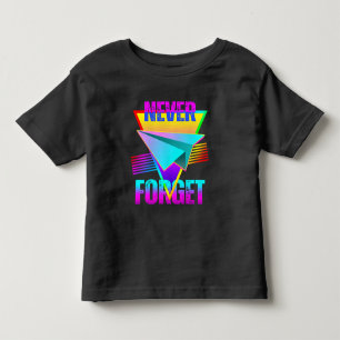 Never Forget Paper Airplane Toddler T-shirt