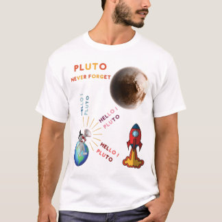 Never Forget Pluto, Planetary Lovers T-Shirt