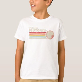 Never Forget Pluto Shirt. Retro Style Funny Space, T-Shirt