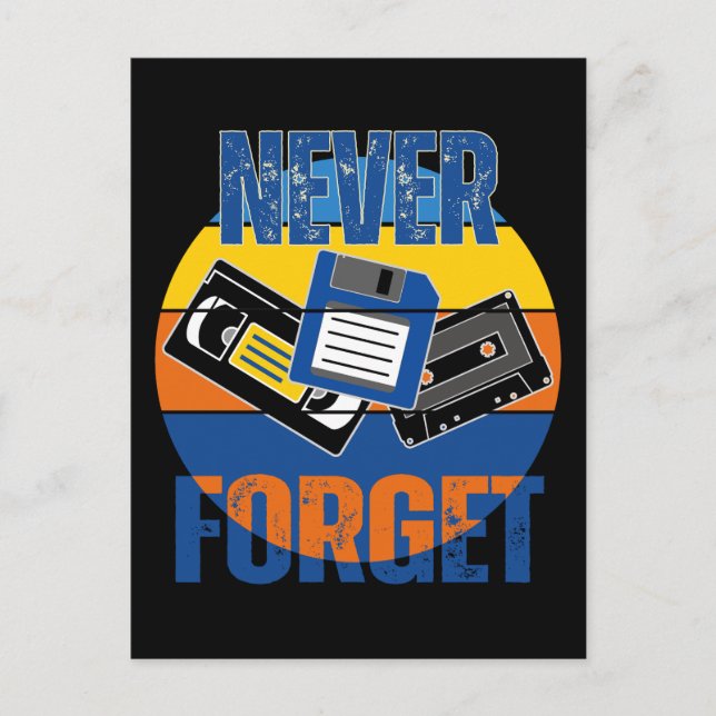 NEVER FORGET POSTCARD (Front)