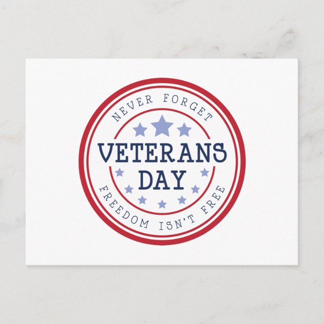 Never Forget Postcard (Front)