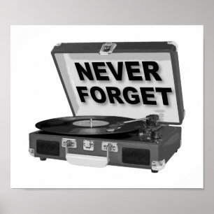 Never Forget Records Affiche Drôle