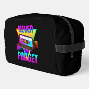 Never Forget Retro Cassette Tape Recorder Dopp Kit