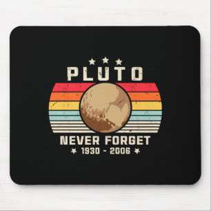 Never Forget Retro Style Funny Space Vintag  Mouse Pad