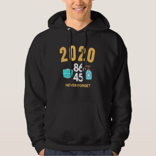 Never Forget Retro Vintage Face Mask Hand Sanitize Hoodie