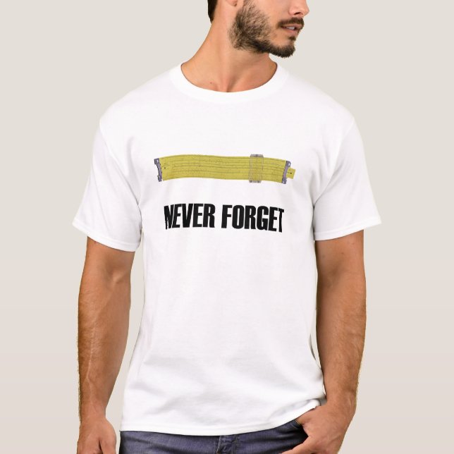Never Forget Slide Rule T-Shirt (Front)