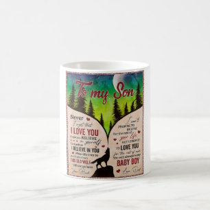 Never Forget That I Love You- Wolf Dad To Son Coffee Mug