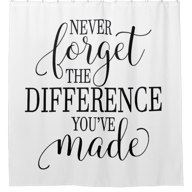 Never Forget the Difference You’ve Made (Front)
