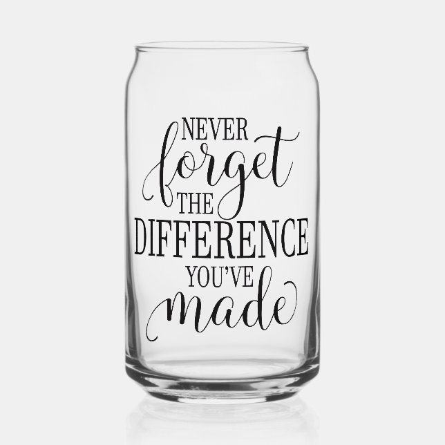 Never Forget the Difference You’ve Made (Verso)