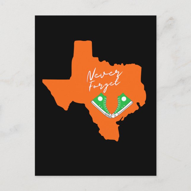 Never Forget Uvalde Tribute  Postcard (Front)