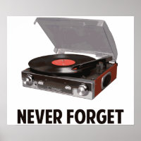 Never Forget Vinyl Record Players