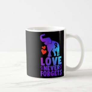 Never Forgets Alzheimerheimer Elephant 1 Coffee Mug