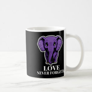 Never Forgets Elephant For Woman Alzheimerheimer's Coffee Mug