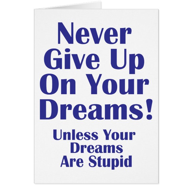 Never Give Up (Front)