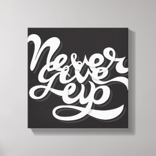 Never Give Up 2 Canvas Print