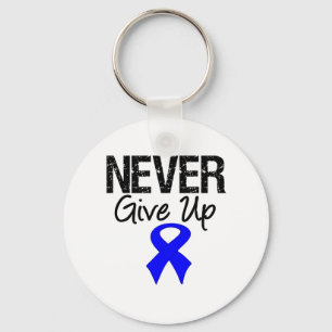 Never Give Up (Colon Cancer) Keychain
