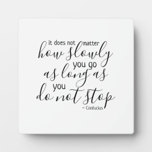 Never Give Up Don't Give Up Plaque