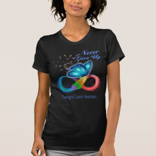 Never Give Up Esophageal Cancer Awareness T-Shirt