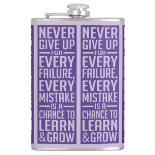 NEVER GIVE UP flask