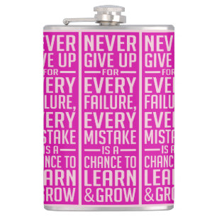 NEVER GIVE UP flask