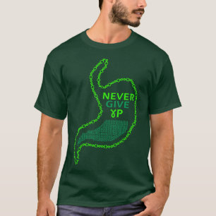 Never Give Up Gastroparesis Awareness Support Squa T-Shirt