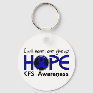 Never Give Up Hope 5 CFS Keychain