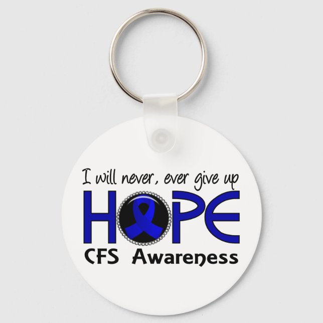 Never Give Up Hope 5 CFS Keychain (Front)