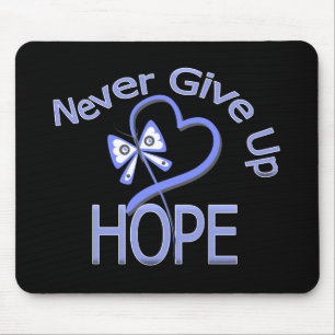 Never Give Up Hope Esophageal Cancer Mouse Pad