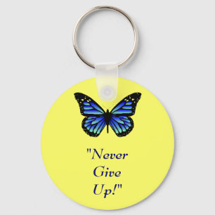 Never Give Up Keychain