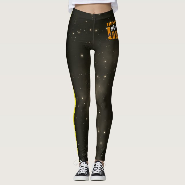 Never Give Up Leggings (Front)