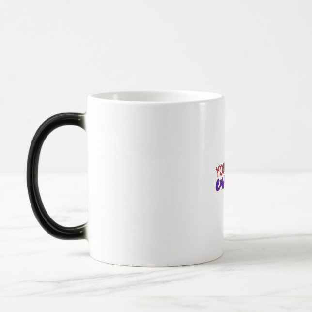 Never Give Up Magic Mug (Left)