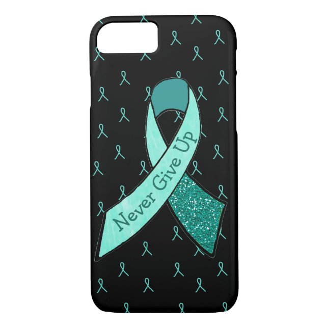 Never Give Up MG Awareness Cell Phone Case (Back)