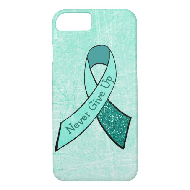 Never Give Up MG Awareness Phone Case (Back)