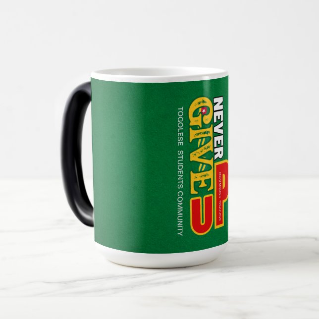 Never Give Up  Mug (Front Left)